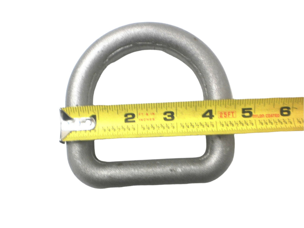 4 - Weld On 3/4" D-Rings 26,000 Rated Tie Down 4.5" x 3/4" Tractor Equipment  (LRW2-LOTOF4)