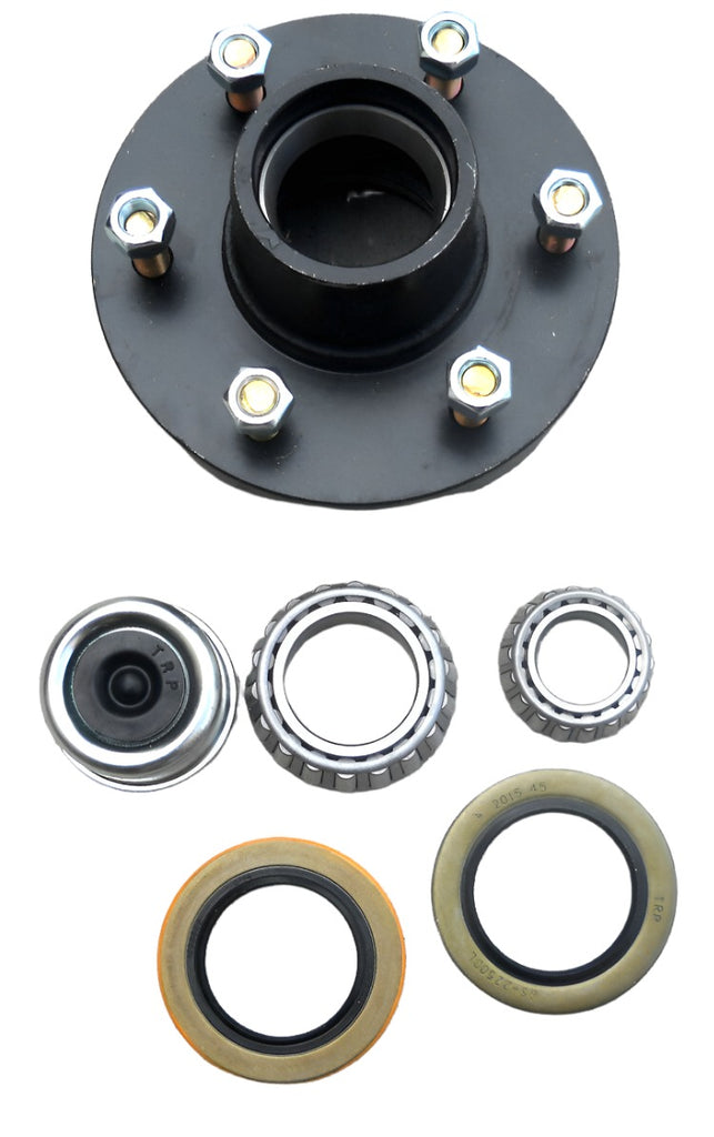 1 - Trailer Hub Convert from Mobile Home with Bearings 6000# 6 Lug 6x5.5 Idler Axle (RVIH6550-KIT)