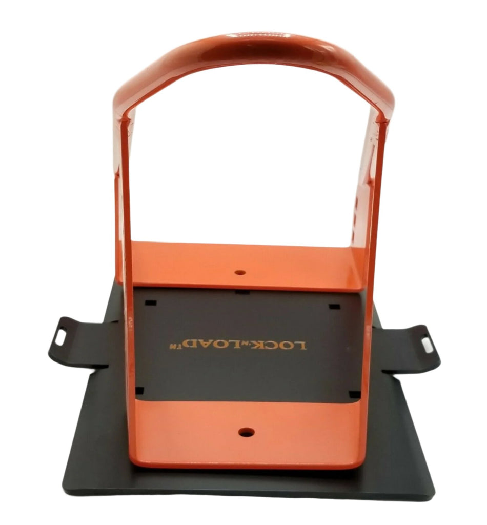 Lock N Load Wheel Chock w/Mounting Plate Hardware Motorcycle Quad Stand Trailer (BK-103-KIT)