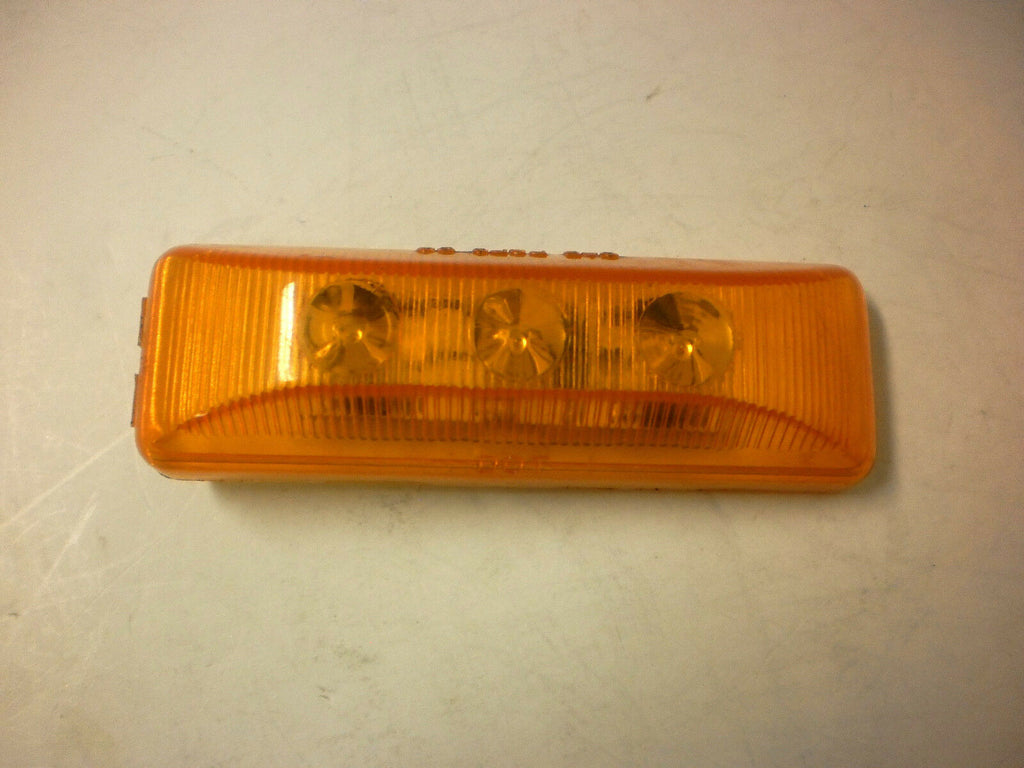 1 - Jammy 1x4" LED Rectangle Amber "Snap In" Marker/Clearance Light Trailer (J-5765-AK)