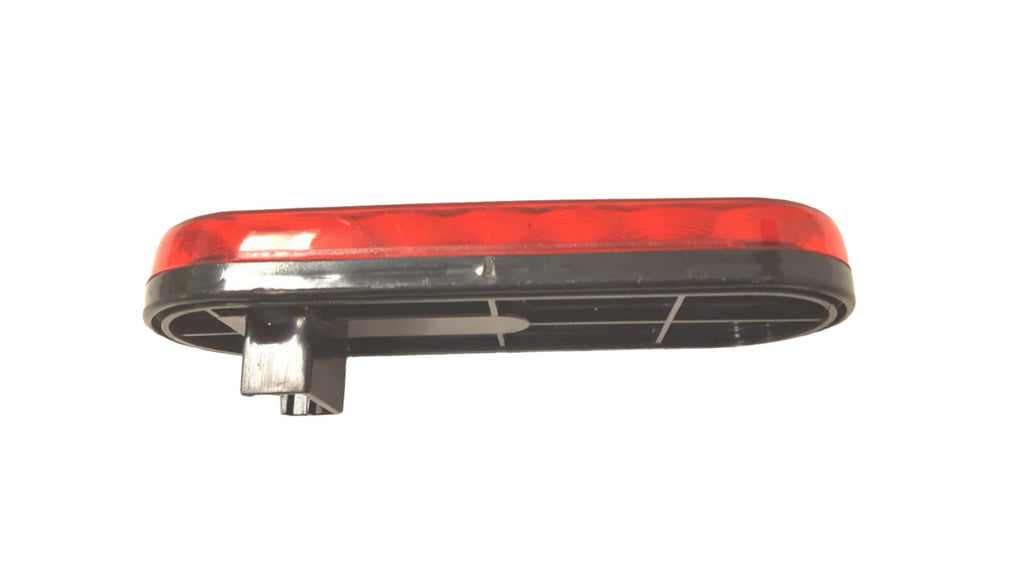 ONE - 6" LED Light Oval Stop Turn Tail Red Red 7 Diode Grommet Trailer Truck RV (J-67-R-LOTOF1)
