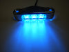 TecNiq Blue accent 3 LED EON Light w/horizontal SS case Motorcycle Car Truck USA (E03-B001-1 + E03-0SH0-1)