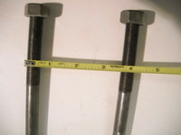 Round U-Bolt Width 3" Length 7-1/4" Thread Size 9/16" Lock Nuts Trailer Axle (UB-R303-KIT)