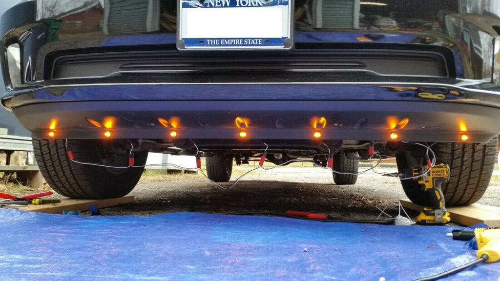 50- 3/4" Red LED Clearance Side Marker Bullet Trailer Light Truck PC Fire Eye (J-51-R-L50)