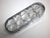 Maxxima 6" Oval Red Clear LED Stop Turn Tail Light Truck Trailer RV  (M63322RCL-KIT)