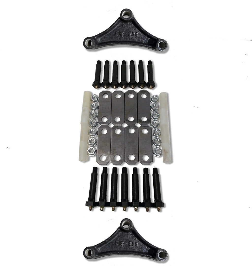 Greaseable Tandem Axle Trailer Spring Suspension Rebuild Kit Wet Bolt EQ-356 (SRK-TA-WB-356E)