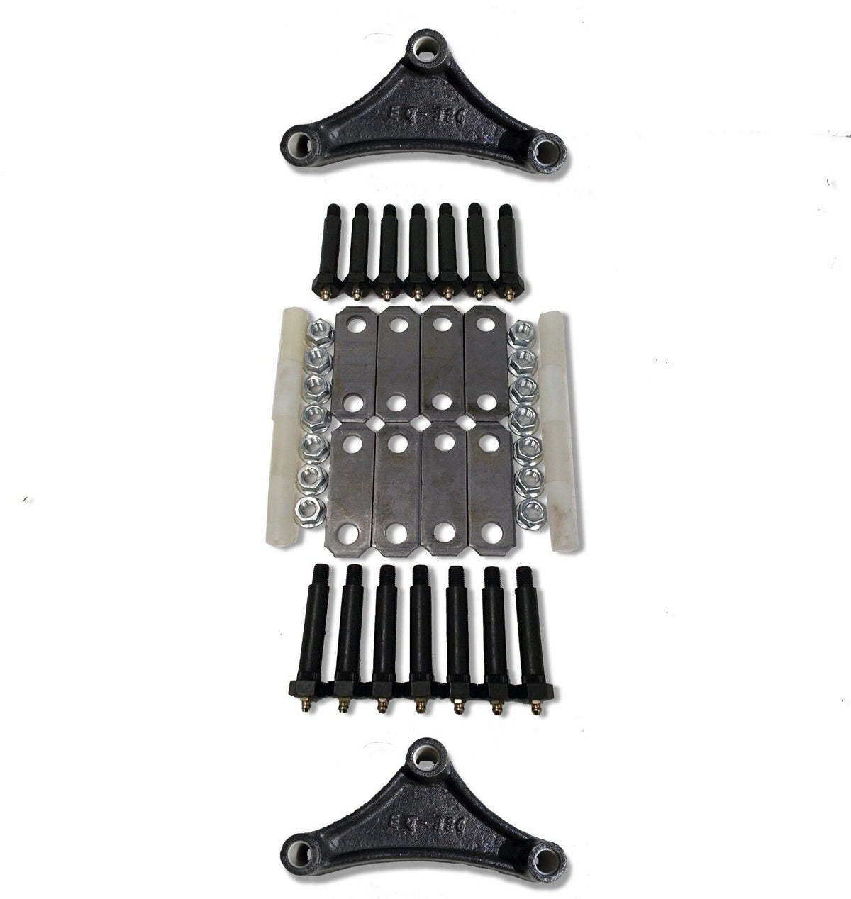 Greaseable Tandem Axle Trailer Spring Suspension Rebuild Kit Wet Bolt EQ-356 (SRK-TA-WB-356E)