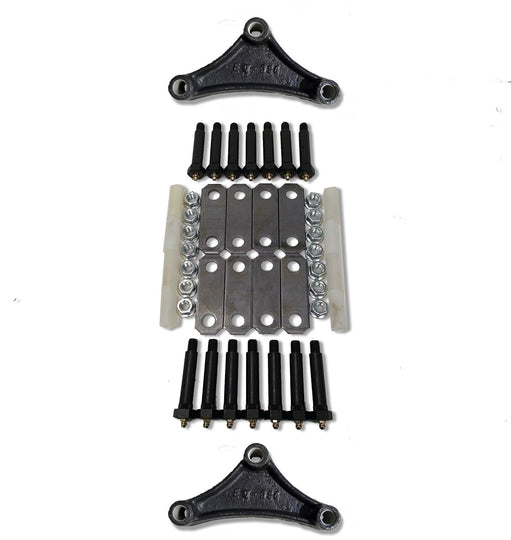 Greaseable Tandem Axle Trailer Spring Suspension Rebuild Kit Wet Bolt EQ-356 (SRK-TA-WB-356E)