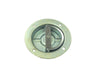 6 - Recessed Full 360 Swivel 6000 Rated D Ring Tie Down w/ Backing Plate Trailer (RR06-BP-6)