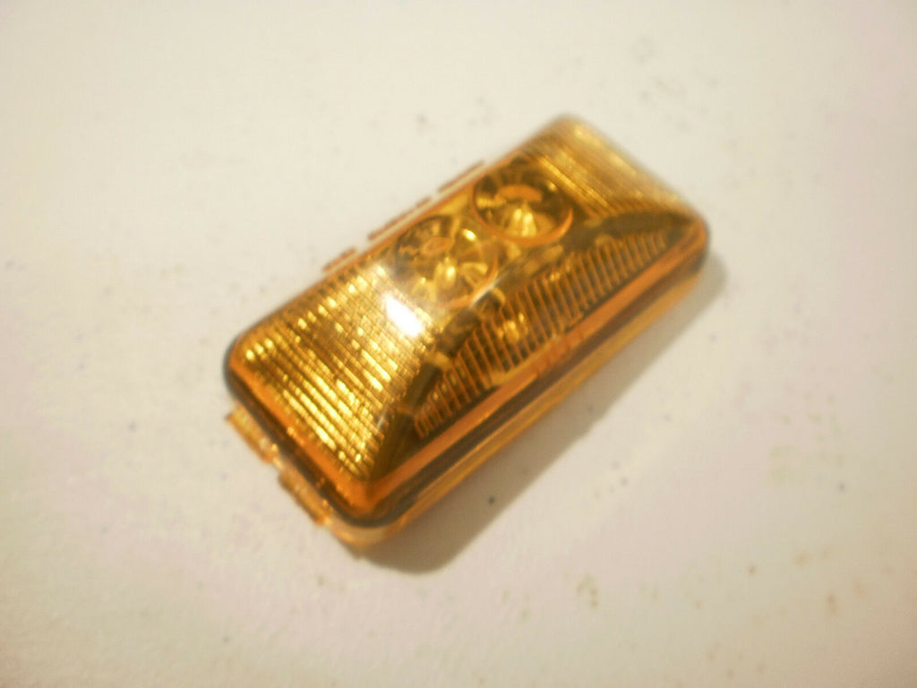 1.2 x 2.5 Amber LED Snap in Trailer Marker Light Truck Camper Horse RV Rice (J-5735-A)