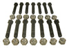 Kit of 14 3" Standard Shackle Bolts with Locknuts fits Dexter Trailer Axle Axel (9163B-KITX14)