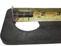 One Rectangle Weld On Steel Ramp Gate Holder Heavy Duty Equipment Trailer Hinge (RM-7)