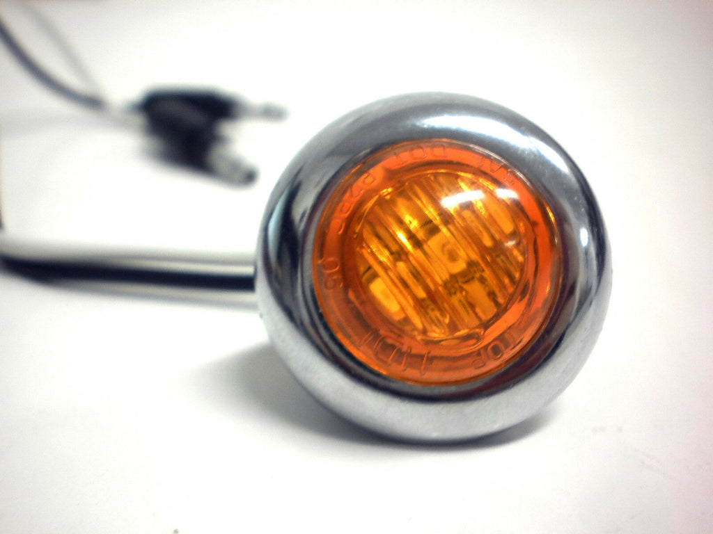 3/4" Chrome Bezel Cover Trim Hot Spot Bullet LED Lights Maxxima Jammy  (J-54-BZC)