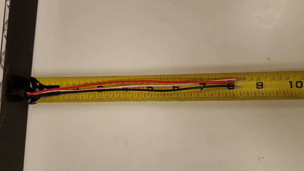 TecNiq 15" Stop Turn Tail Light LED Red Lights With Clear Lens and Chrome Bezel (T10-RC00-1 + T10-0C00-1)