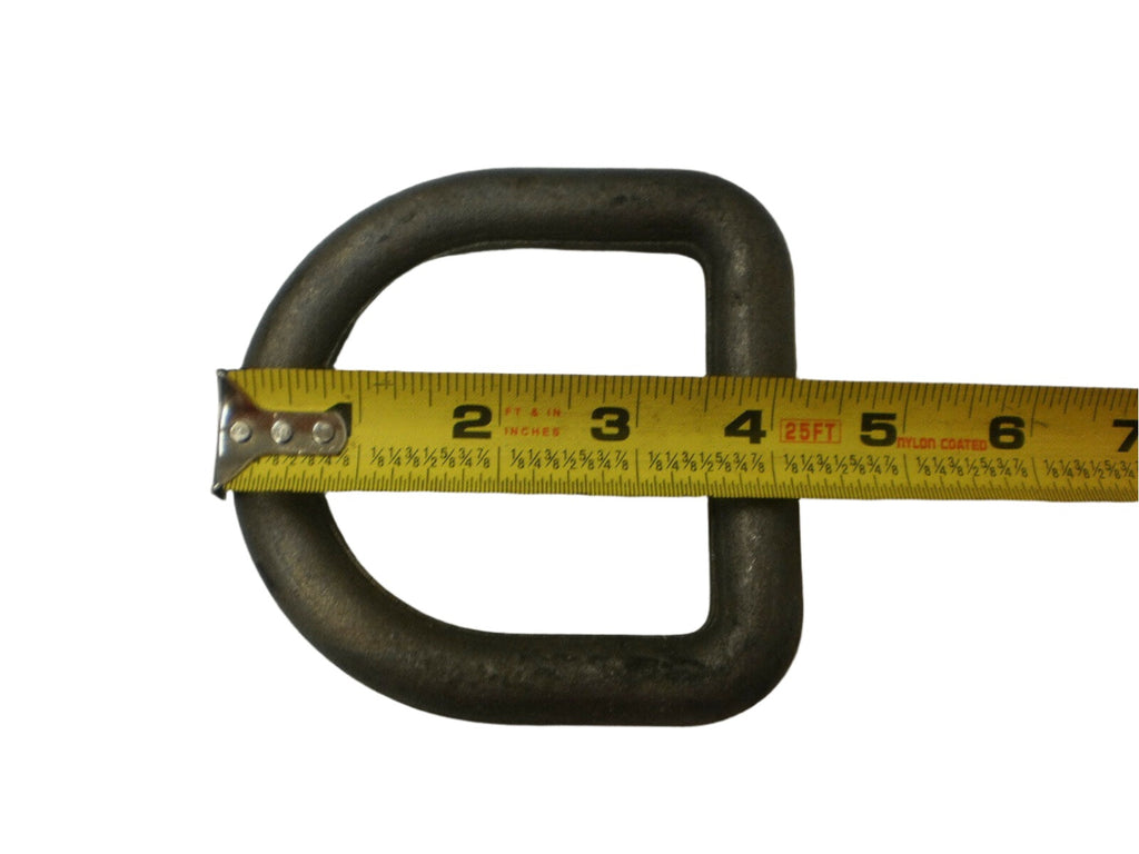 5/8" Weld On D Ring Chain Tie Down 18,000 Rated Trailer Truck Rope Forged Loop (LRW1)