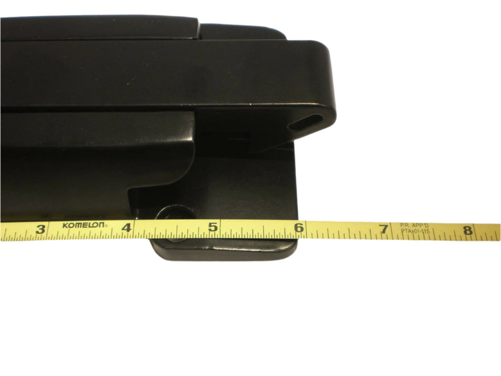 Black Self Latching Cargo Trailer Cambar Door Latch Vise Lock Cam Bar Handle (CBL-B-KIT)