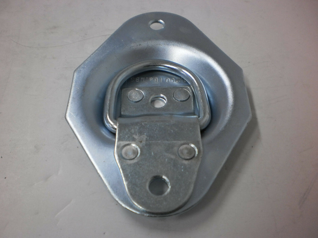 12 - 1/2" Recessed D Ring Rope Tie Down 1200# Rated Trailer ATV Snowmobile (RR01-LOTOF12)