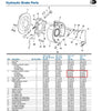 Brake Shoe Set- Right Side- Dexter 12K-15K Hydraulic 12.25" x 5" Trailer 9-28 Drum (K71-170-00)