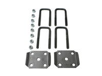 2-1/8 x 5-3/8" Square U Bolt Kit with Plates Trailer Boat Axles 1/2" 2 x 2 Tube (UBK-2000-SQ)