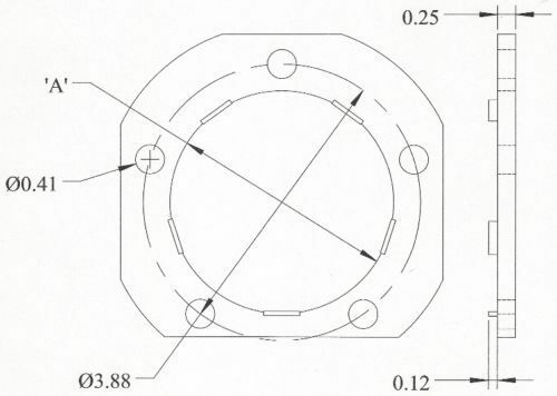 2 x Brake Kit 6x5.5 Drums 12" Backing Plates, 6000# Trailer Axle + FLANGES (92655-B-IMP-K1X2)