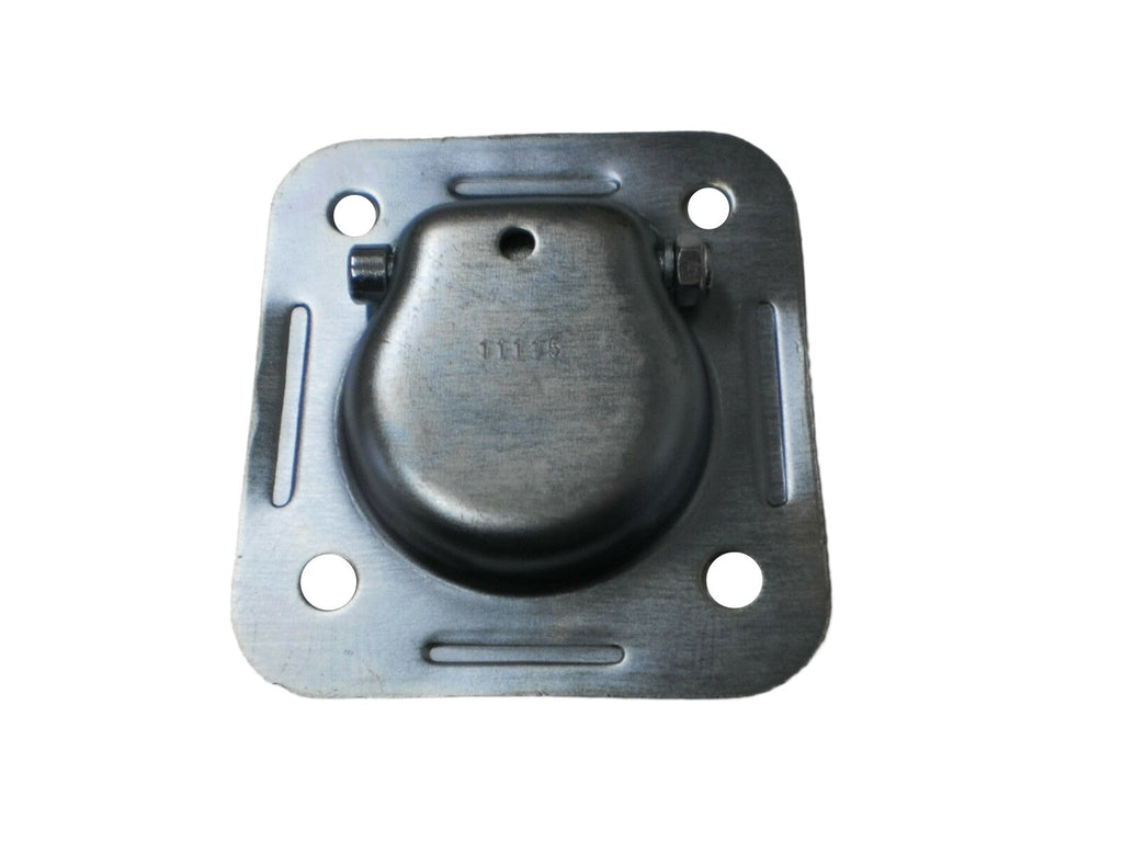 5 - Zinc Plated Recessed 5000 D Rings with Backing Plates Bolts Car Trailer  (RR5K-LOTOF5)
