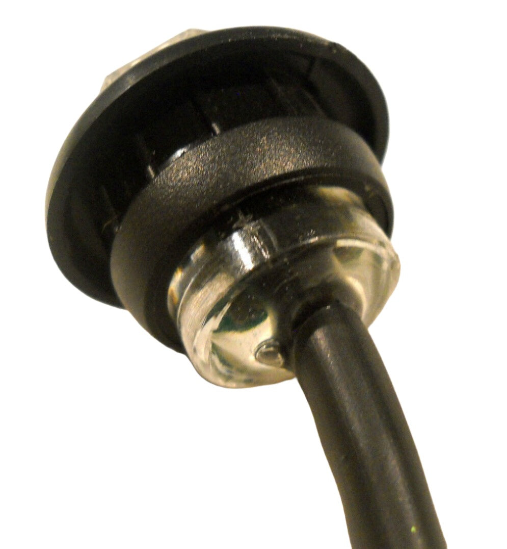3/4" Amber Clear Mini Hot Spot Bullet 1 LED Clearance Marker Trailer Truck Light (J-54-AC)