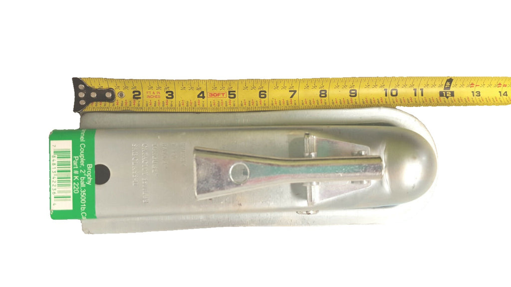2" Bolt on Channel Tongue Coupler Trailer Coupler Hitch 2" Ball 3500# Rated (K220)