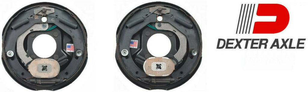 10" x 1.5" USA Made Dexter Trailer Axle Electric Brake Assy Pair 3K 23-473 23-472 (023-472-00+023-473-00)