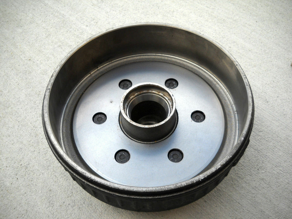 Add Brakes Basic 6x5.5 Drum 12" Electric Self Adj Backing Plate 6K Trailer Axle (92655-B-FSA-IMP)