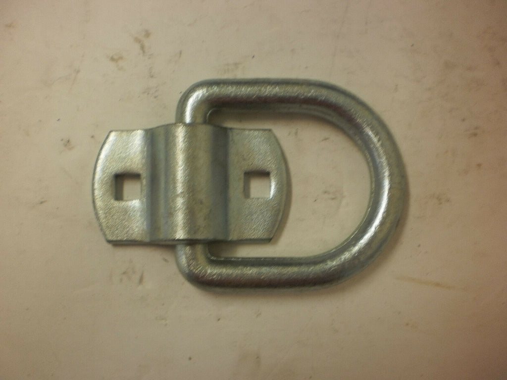 1/2" Lashing Tie down D Rings Zinc 12,000# Tractor Equipment Heavy Duty (LRB1)
