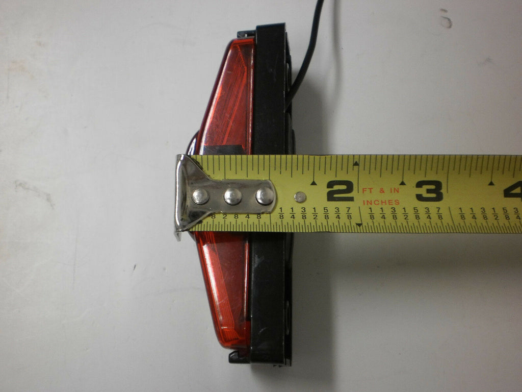 TecNiq Red LED Clearance Side Marker Light 1x4 Camper / Trailer Truck USA (S19-RR00-1-KIT)