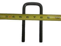 2-1/8 x 5-3/8" Square U Bolt Kit with Plates Trailer Boat Axles 1/2" 2 x 2 Tube (UBK-2000-SQ)