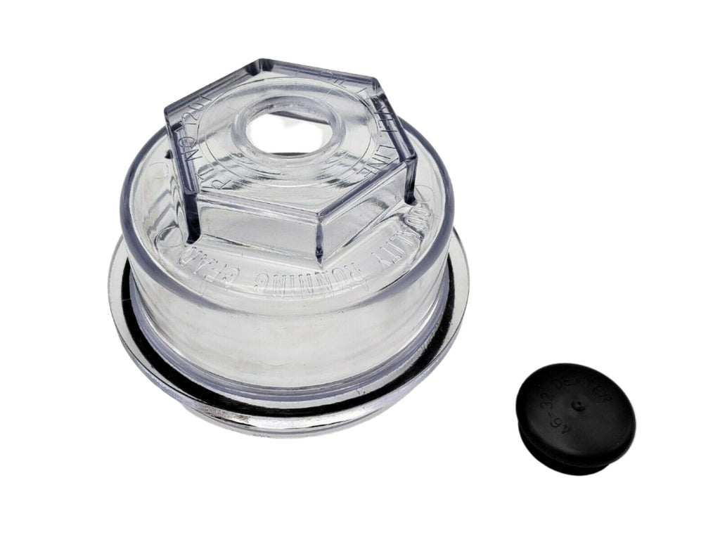 Rockwell 3.75" Oil Cap Assembly (Pair) – Fits 9K–16K Drums (RW12011-2)