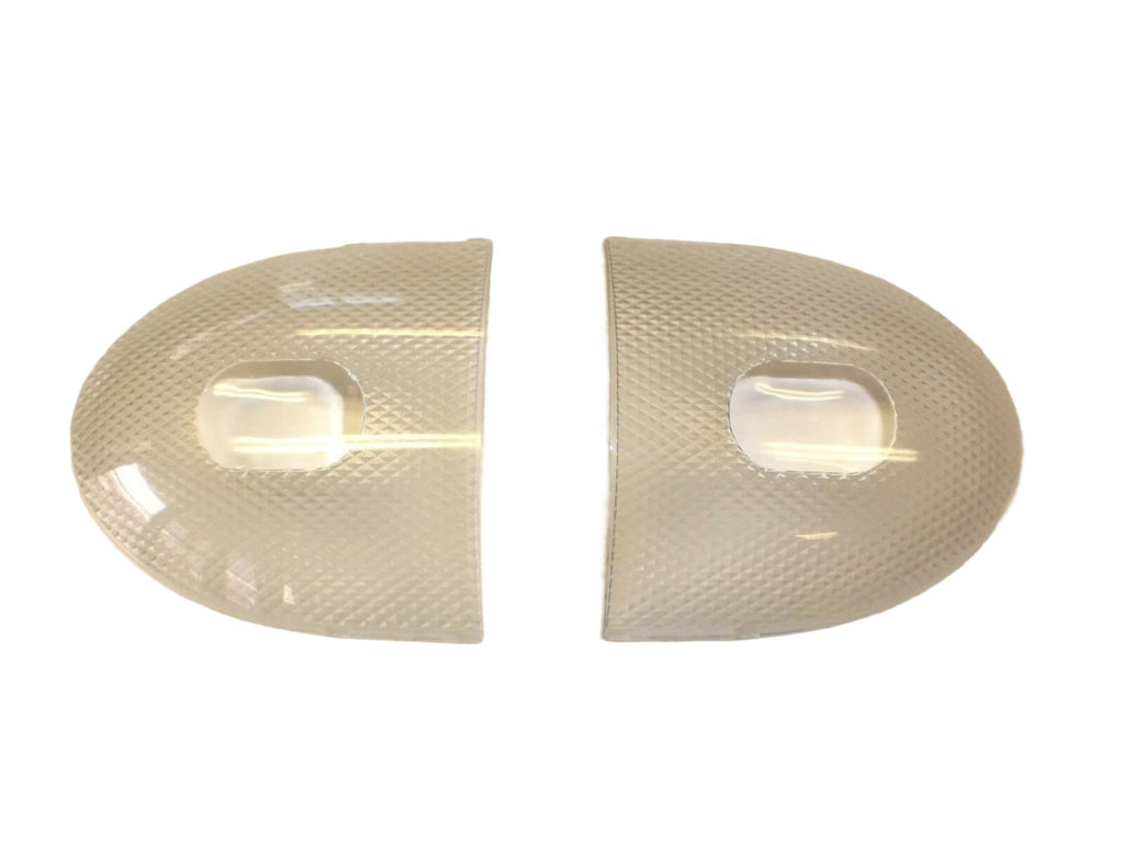 Double Dome Light Economy Euro Interior Dome Lamp RV Camper Trailer White  (D-92)