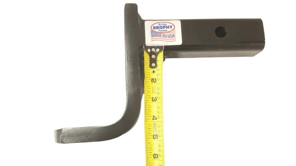 6" Drop Heavy Duty Powder Coated Receiver Ball Mount 7,500 pound Rating USA Made (BM68)