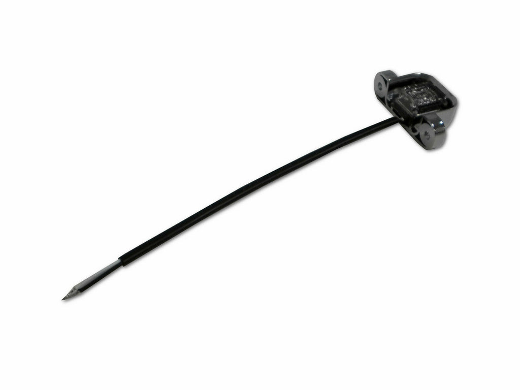 TecNiq LED License Plate Light Chrome Camper Trailer Map Step Short L11 USA (L11-WC00-1)