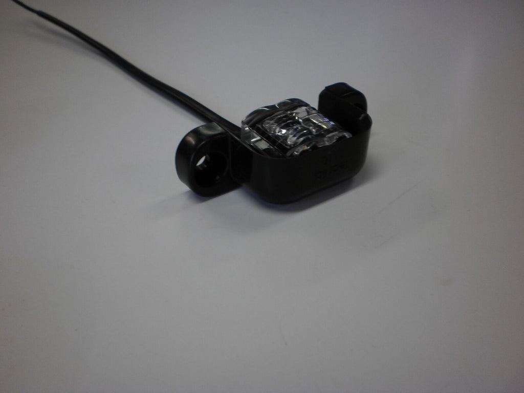 TecNiq LED License Plate Light Black Camper Trailer Map Step Short L11 USA (L11-WB00-1)