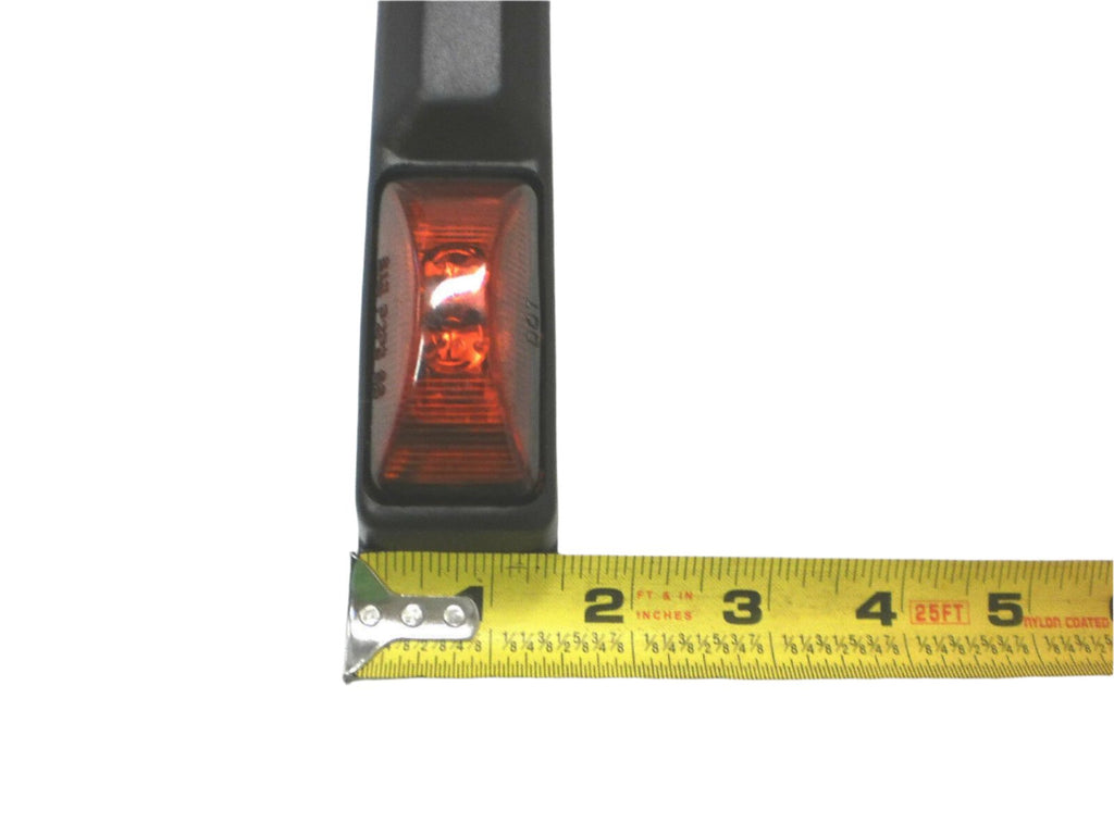 LED 3 Light ID marker Light truck trailer black base RV (J-5695-R)
