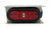 6" Oval Red LED Stop Turn Tail & Backup Steel Light Box Kit Trailer Truck Marker (LBK6-RBK)