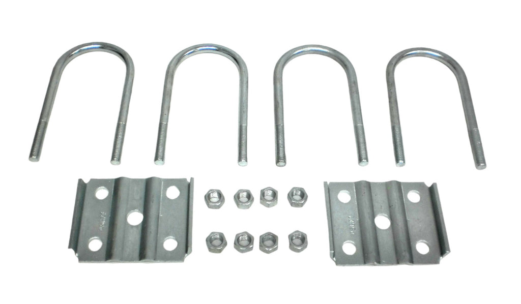 4 - Standard 2-3/8" Round U-bolts 3500# Trailer Axle 5-1/2" w/Nuts 2-1/2" ID Kit Regular (UBK-3500-R)