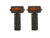 TWO - Diamond Red/Amber Fender Lights w/Brackets Trailer Camper Bargman  (DFL-A/R + TS180OFMB-LOTOF2)