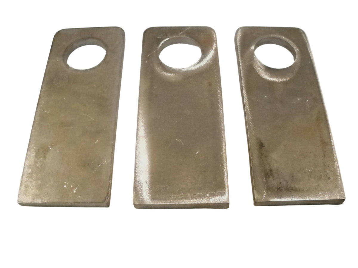 3 - Rectangle Weld On Steel Ramp Gate Holder Heavy Duty Equipment Trailer Hinge (RM-7-LOTOF3)