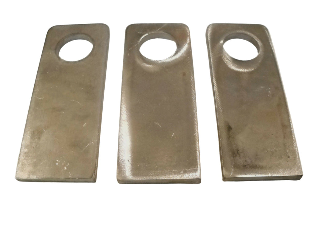 3 - Rectangle Weld On Steel Ramp Gate Holder Heavy Duty Equipment Trailer Hinge (RM-7-LOTOF3)