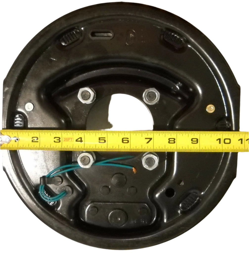 Basic Kit 5x4.5 Drum 3500# 10" Electric Backing Plate Left Side Only Trailer (94545-B-IMP-L)