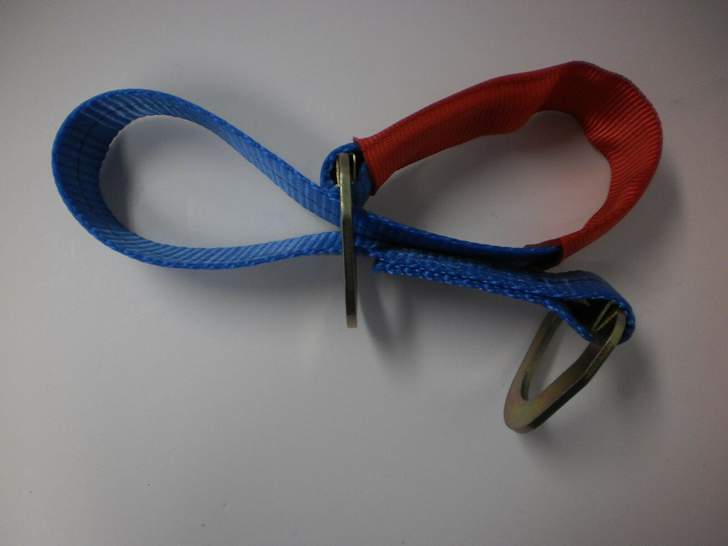 Set of 4 Car Tie Down Axle Straps Trailer Truck RV Axel 10,000# Flatbed Auto (TSA3-LOTOF4)