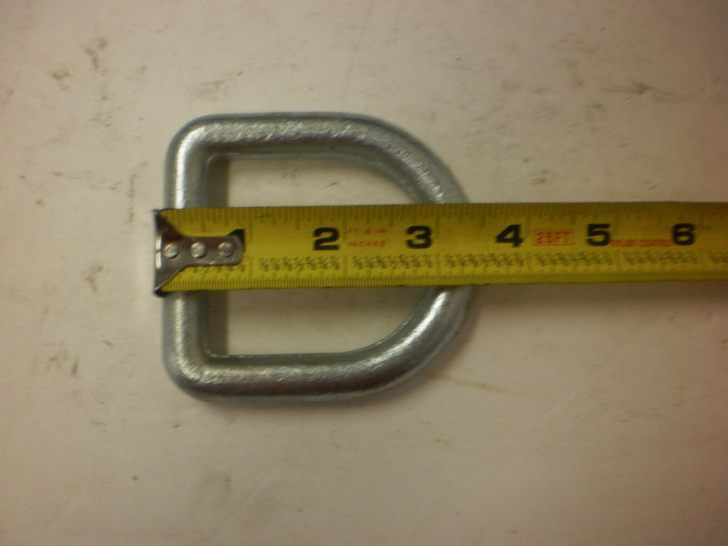 1/2" Lashing Tie down D Rings Zinc 12,000# Tractor Equipment Heavy Duty (LRB1)