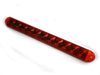 TWO 15" inch Slimline LED Stop Turn Tail Lights LED Red Red Flatbed Trailer RV  (J-535-R-LOT2)