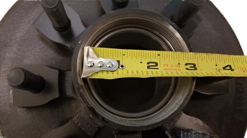 99-865-58HD-G-KIT Hybrid Hub Drum, 7000#, 8 x 6.5, AM, 5/8" Stud, With Bearings, Cap, and GREASE SEAL (Comparable to Lippert Hybrid L347627) (99-865-58HD-G-KIT)