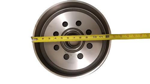 99-865-58HD-G-KIT Hybrid Hub Drum, 7000#, 8 x 6.5, AM, 5/8" Stud, With Bearings, Cap, and GREASE SEAL (Comparable to Lippert Hybrid L347627) (99-865-58HD-G-KIT)