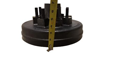 99-865-58HD-G-KIT Hybrid Hub Drum, 7000#, 8 x 6.5, AM, 5/8" Stud, With Bearings, Cap, and GREASE SEAL (Comparable to Lippert Hybrid L347627) (99-865-58HD-G-KIT)
